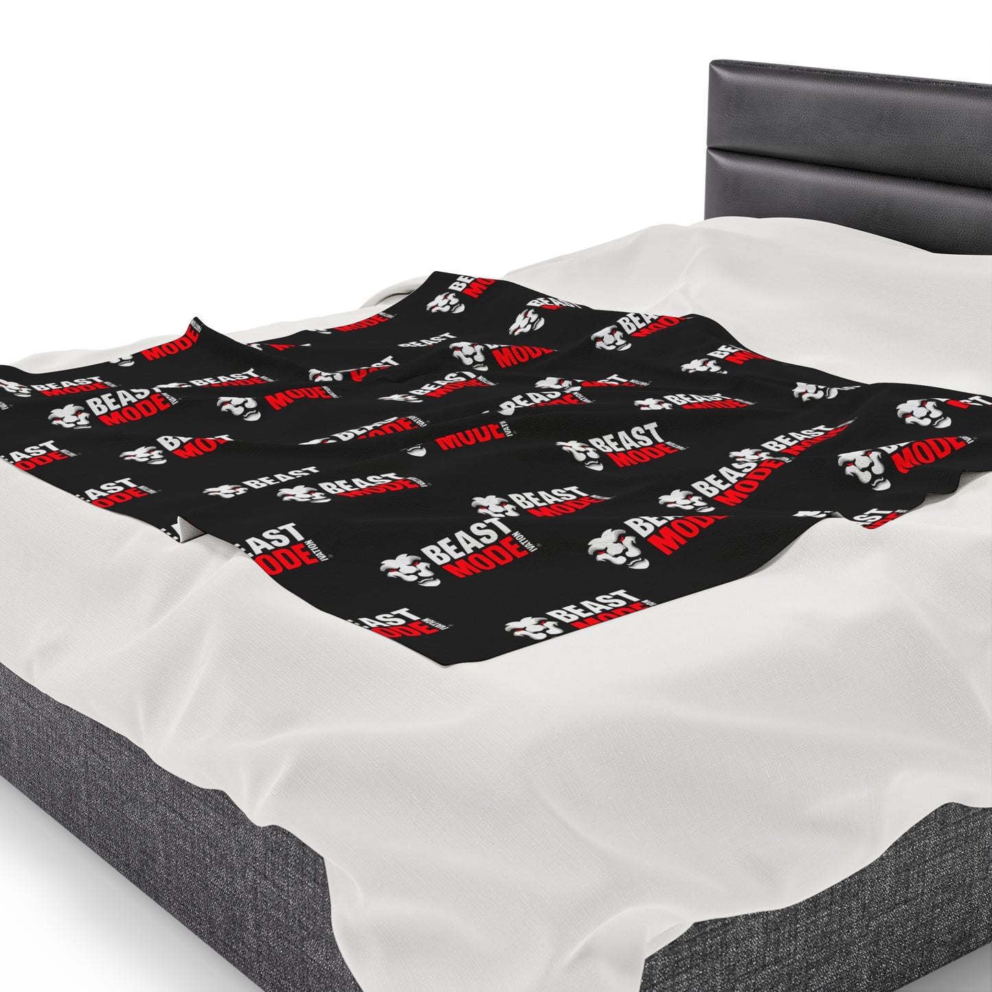 BEAST MODEivation Velveteen Plush Blanket