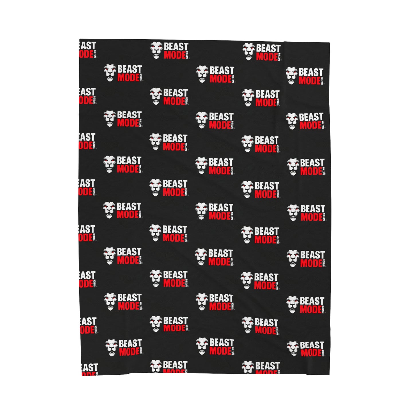 BEAST MODEivation Velveteen Plush Blanket