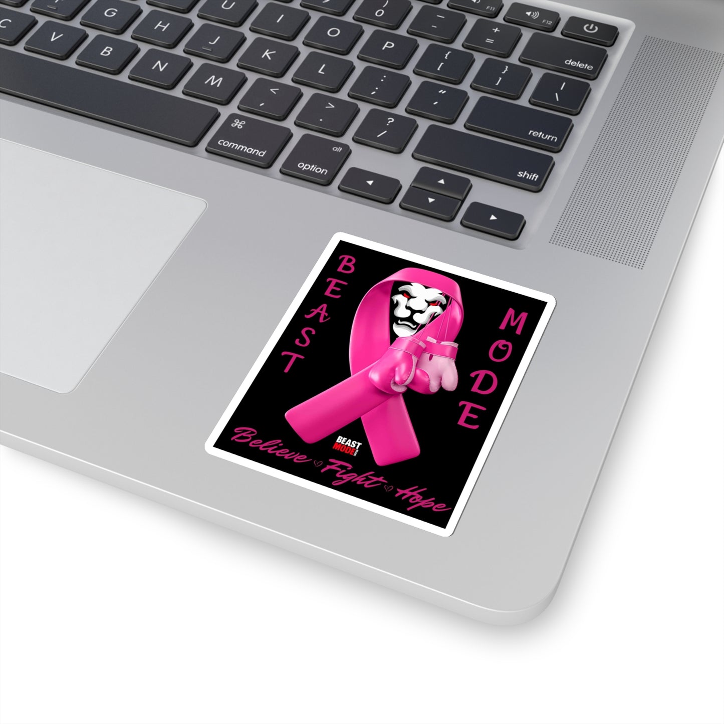 "Beast Mode - Believe, Fight, Hope" Ribbon Sticker
