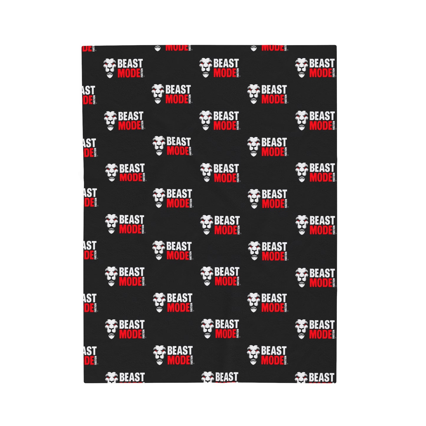 BEAST MODEivation Velveteen Plush Blanket