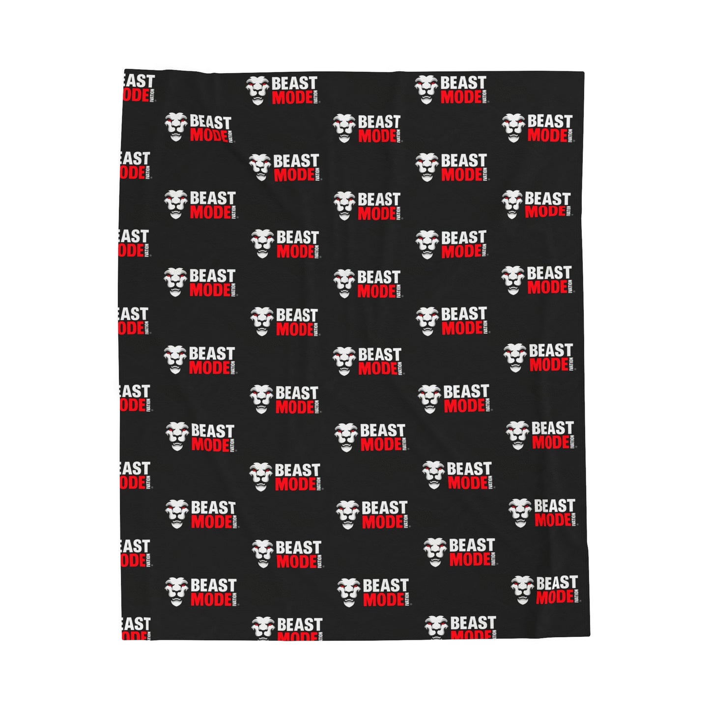 BEAST MODEivation Velveteen Plush Blanket