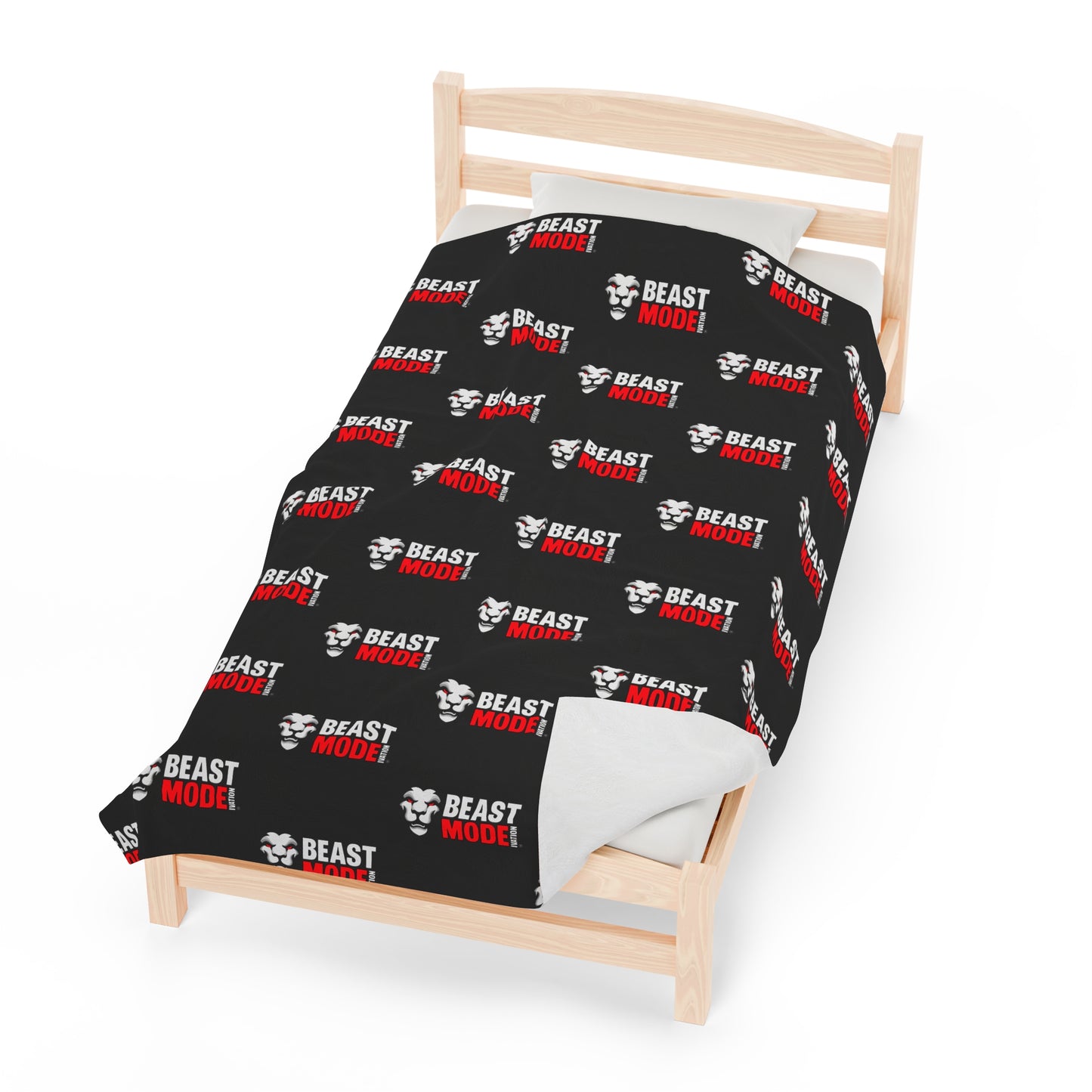 BEAST MODEivation Velveteen Plush Blanket