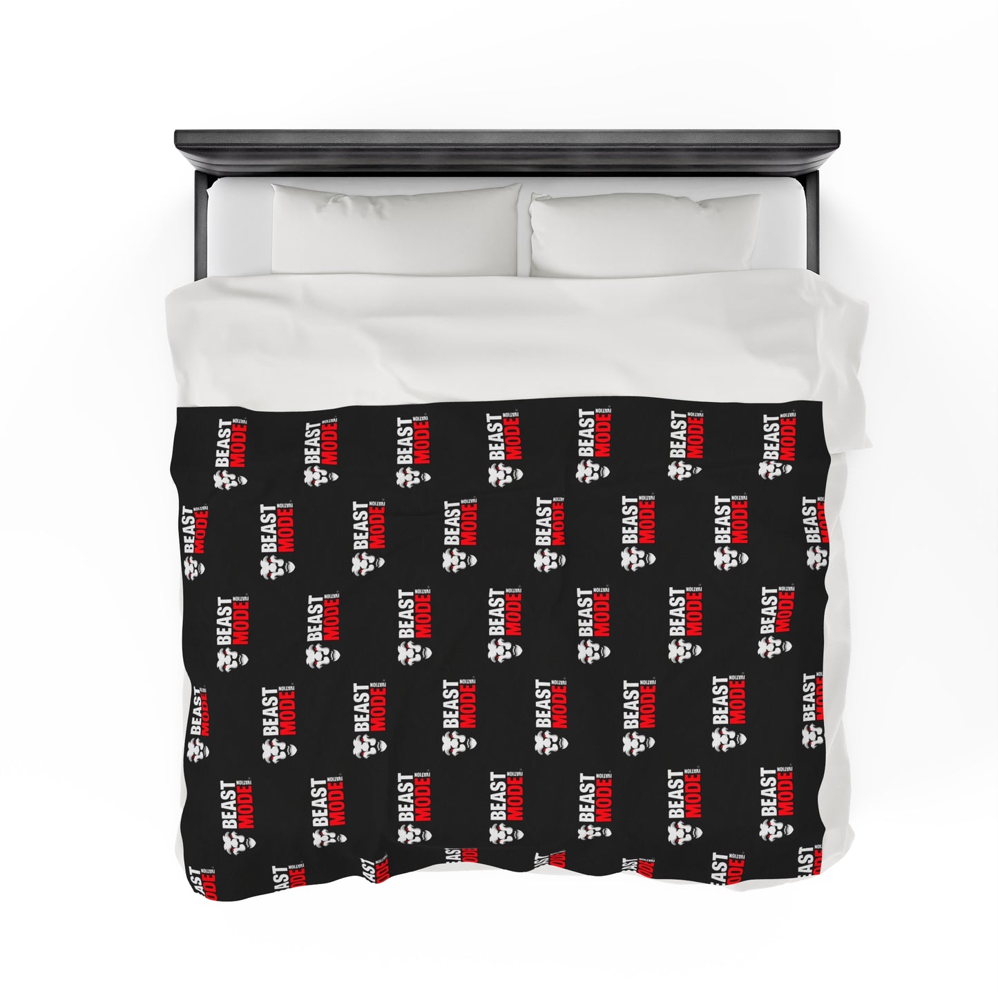 BEAST MODEivation Velveteen Plush Blanket