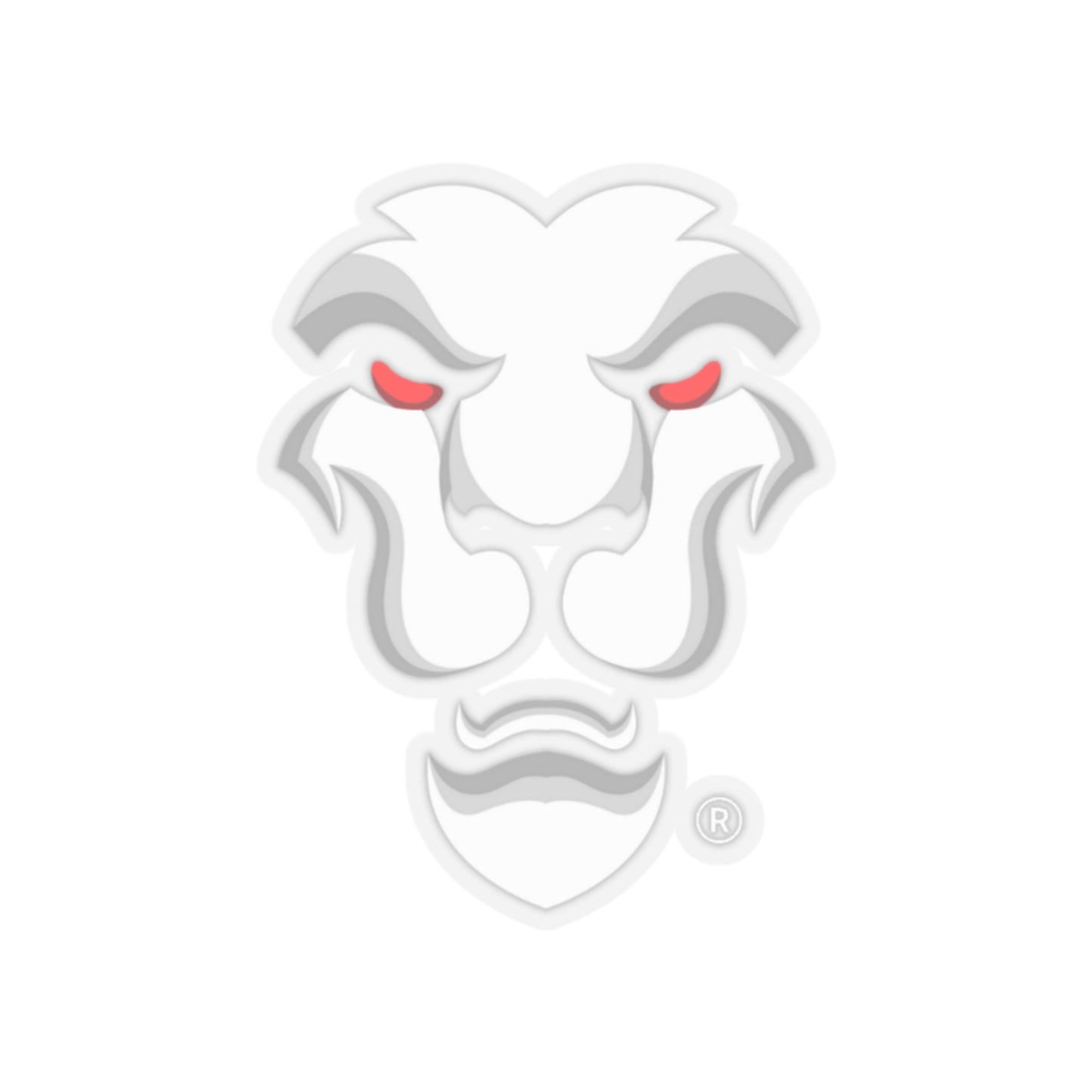 Lion Head Logo Sticker