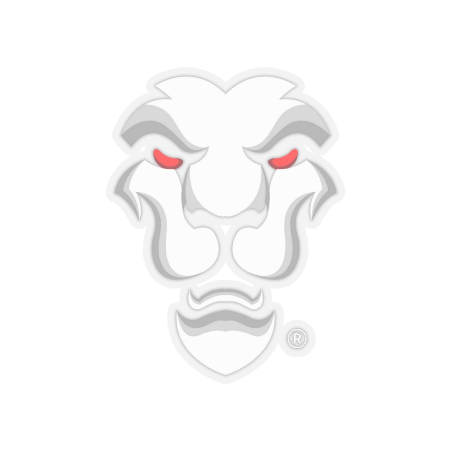 Lion Head Logo Sticker